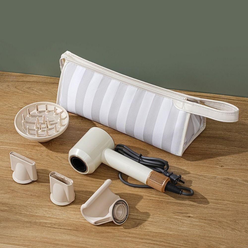Large Capacity Hair Dryer Storage Bag Waterproof Heat Resistant Curling Iron Storage Bag Shockproof Makeup Bag