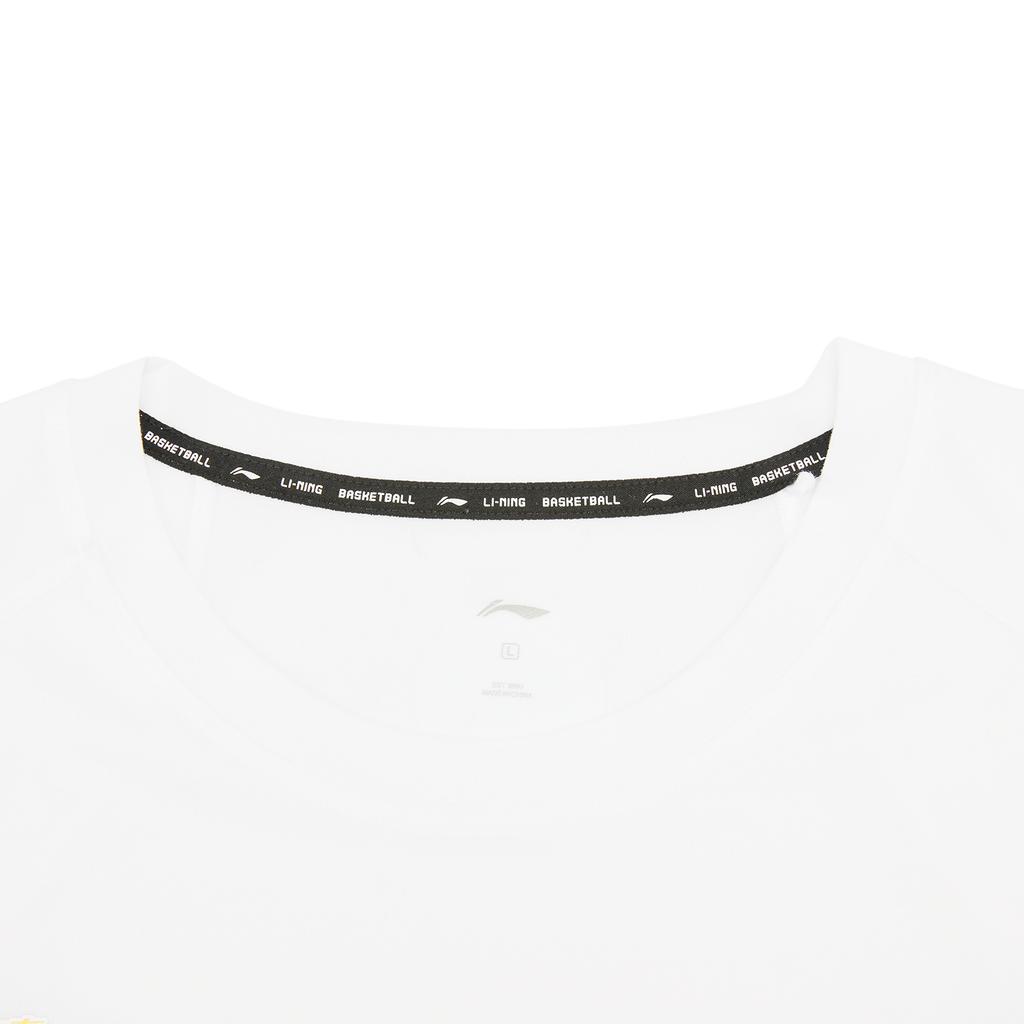 Li Ning Basketball Series Letter Print Round Neck Casual Versatile Comfortable Fashion Vest Men Tops AVSV253-2