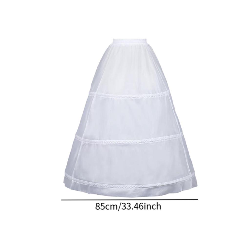 Bridal Crinoline Petticoat with Hoops And Skirt Support Multifunctional Accessory Steel Rings