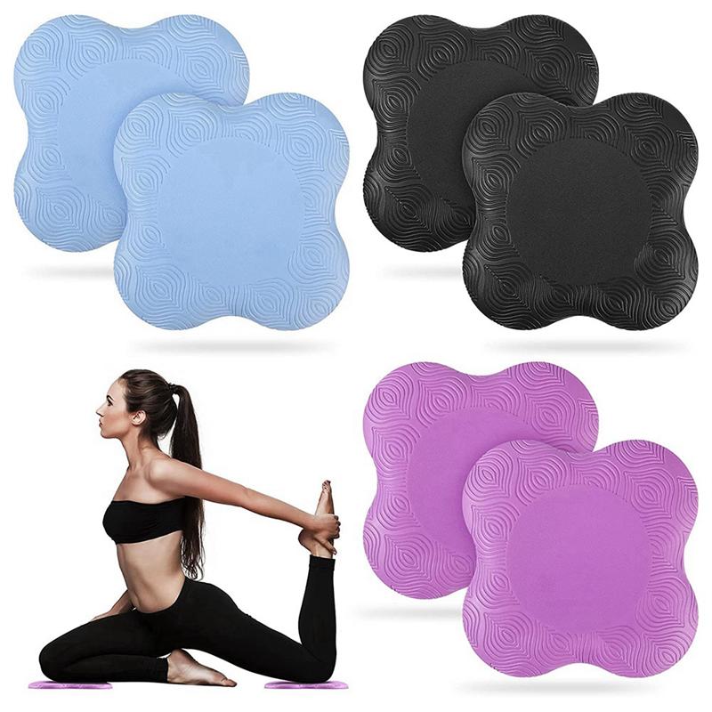 Classy-6 Pcs Yoga Pads Extra Thick Kneeling Pad Anti Slipping Knee Cushion Support Pad For Yoga Exercise Meditation Workout