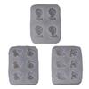 Food Grade Silicone Floral Mold For Resin Clay Plaster Cake Decoration Creation Sunflowers Flowers Flower Embossing Tool