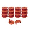 Grass Trimmer Spool Line Coils With Coil Lid Spool Line Cap Set Thread Coil Set For Lawn Mower Grass Trimmer Accessories
