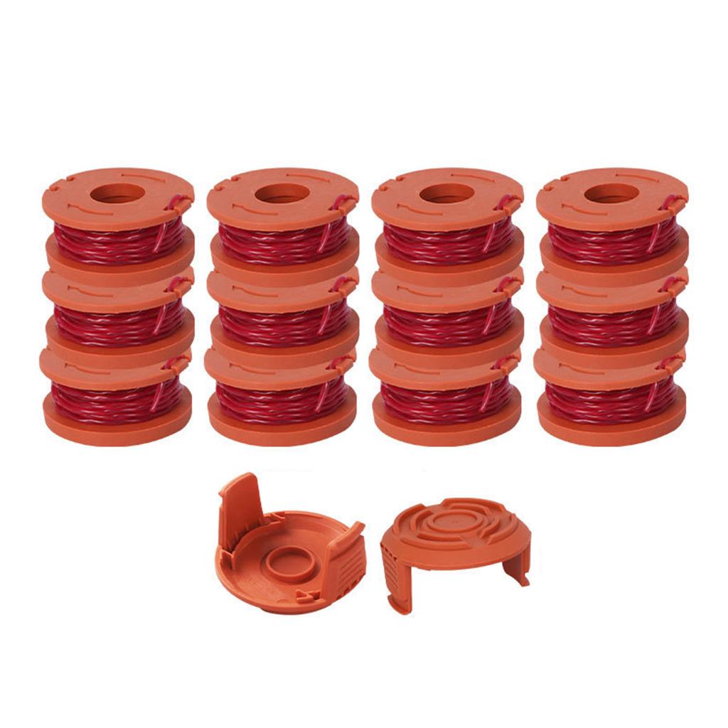 Grass Trimmer Spool Line Coils With Coil Lid Spool Line Cap Set Thread Coil Set For Lawn Mower Grass Trimmer Accessories