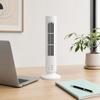 Slim Mini Desk Fan Plastic Wingless Fan Simple Control Bladeless Tower Fan,  Dorm Room
