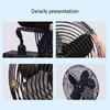 Small 8 Inch Metal Electric Fan Fishing Gear Fan Suitable for Ideal for Home Offices & Outdoor Adventures