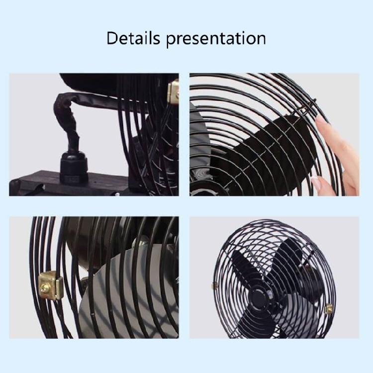 Small 8 Inch Metal Electric Fan Fishing Gear Fan Suitable for Ideal for Home Offices & Outdoor Adventures