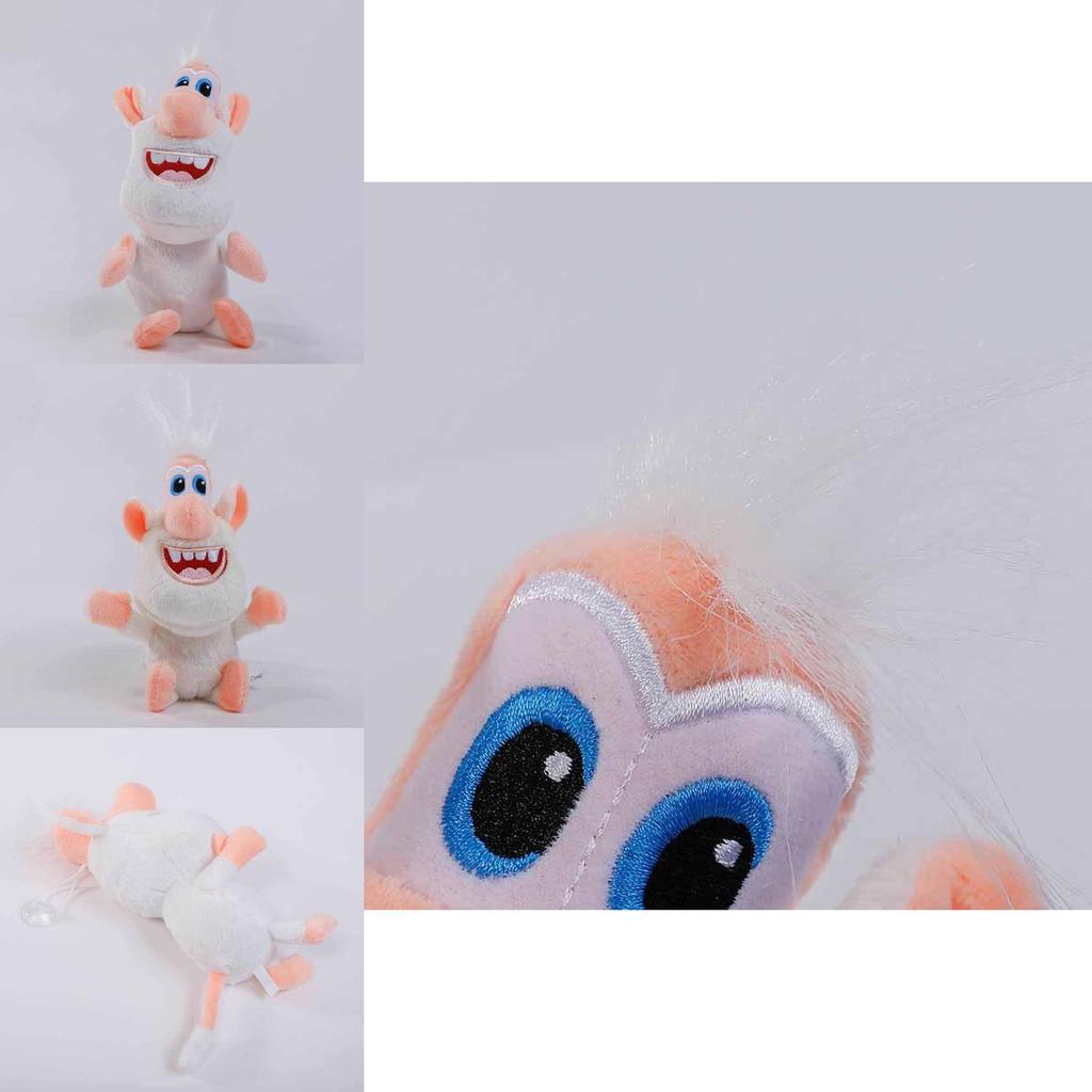 Adorabile 35cm Cartone Animato Booba Buba Maialino Bianco Cooper Morbido Peluche Per Accoglienti Coccole