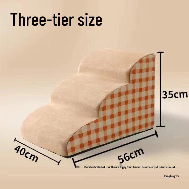 Pet Bedside Stairs for Dogs and Cats - Climbing Ladder