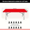 1Pcs Elastic Fitted Rectangular Tablecloth  For Home Parties Banquets Picnics Wedding Decorations