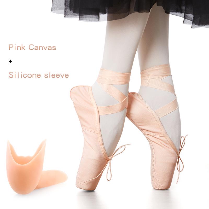 Women's and Children's Soft Sole Ballet Pointe Dance Shoes