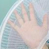 1pc Classic Adjustable Fan Dust Cover with Finger Protection - Washable Mesh Guard for Home & Office Fans, No Electricity or Battery Needed