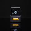 Crystal Cube Photo Display Holographic Desktop Smart Weather Station & Digital Clock with GIF Animations Album for Home Office