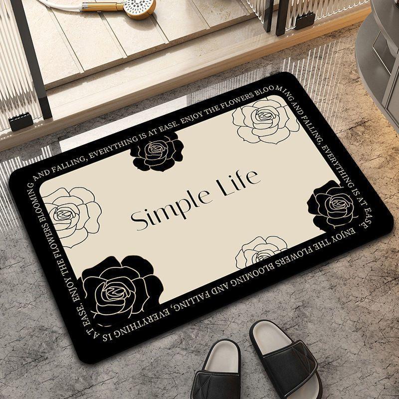 Zaawansowane Luksusowe Antypoślizgowe Mata Diatomitowa Kuchnia Odporna na Zabrudzenia Podłogowe Dekoracja Domu