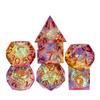 Cusdie Unique DND Dice Sharp Edges D4 D6 D8 D10 D% D12 D20 Polyhedral Dice Set for Dungeons&Dragons Tabletop Role Playing Games