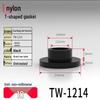T-Shaped Nylon Gasket Ring Screw Shaft Sleeve with Concave-Convex Insulation Pad M2