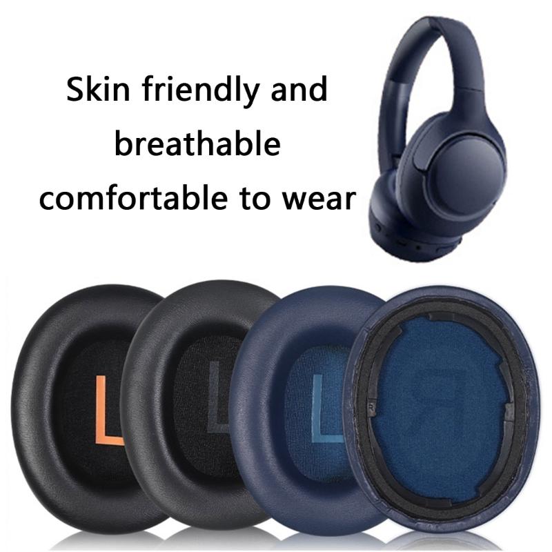 1Pair Ear Pad Replacement Protein Leather Earpads Ear Cushions Sponges Cover Earmuff For H3/H3 Lite Headphones