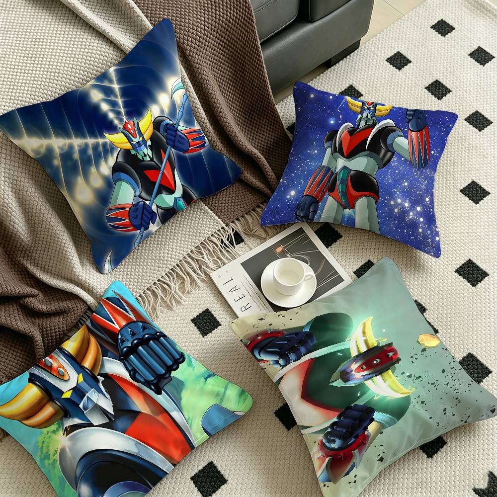 UFO ROBO GRENDIZER GOLDORAK Anmie 45*45cm Cushion Cover Pillow Cover Decor Pillowcase Home Pillowcase for Couch Pillow