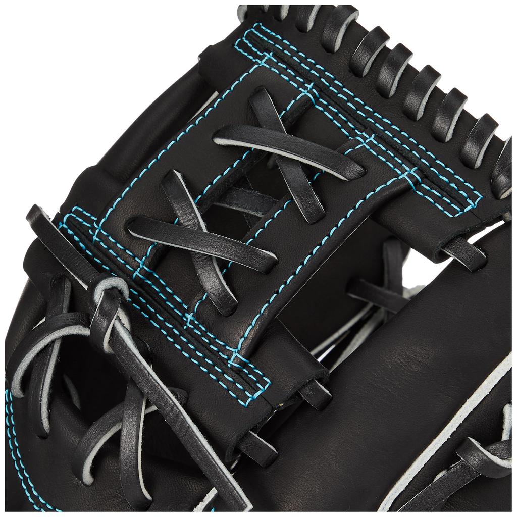ZETT Youth Softball Zero One for Second and Black BJGB71500S Glove, Stage, Shortstop, (1900), Right-Handed Throw,