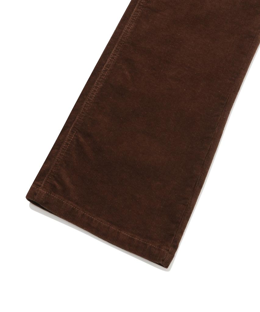 COVERNAT WOMAN Semi Bootcut Corduroy Pants Brown