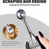 Extra Small Cookie Scoop 1 Tsp, Professional Stainless Steel Mini Ice Cream Scoop 25 Mm, M