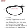 15.7"(40cm) Threaded Release Cable Vibration-Free Black Shutter Release Cable Shutter Release Cable with Bulb-Lock Mechanical Shutter Release Cable
