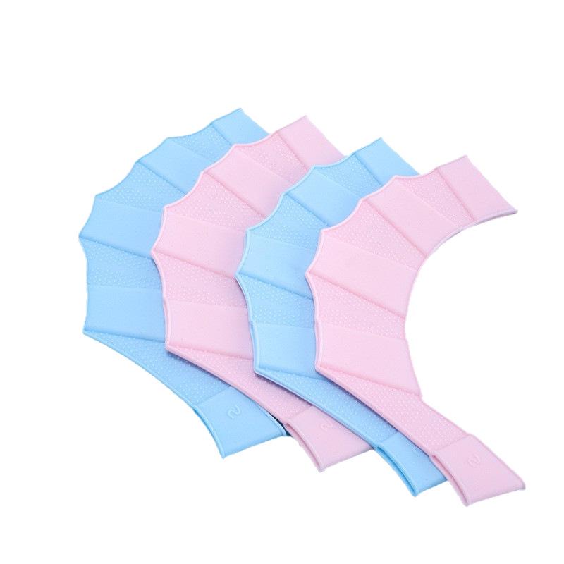 Youth Silicone Hand Paddles for Freestyle and Breaststroke Swimming, Food-Grade Material