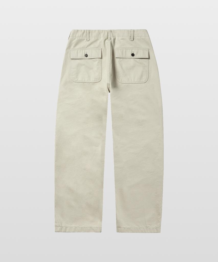MANNERGRAM 1950 Classic Roadside Fatigue Pants Light Beige