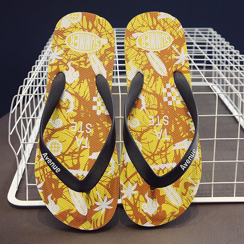 Summer Trend Men's Slippers Men's Beach Sandals Personalized Outer Sandals Outdoor Non-slip Flip-flops