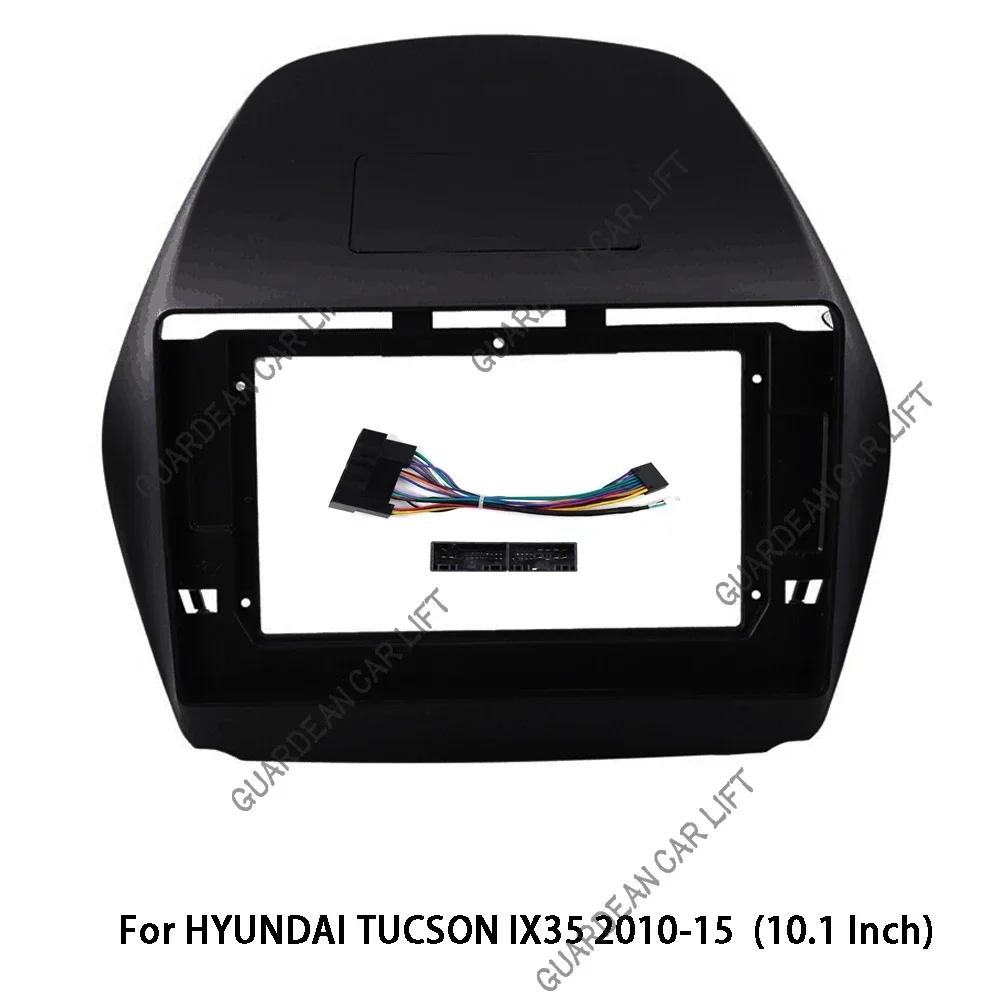 9/10.1" For HYUNDAI TUCSON IX35 2010-15 Car Radio Fascias Android GPS MP5 Stereo Player 2Din Head Unit Panel Dash Frame Installa