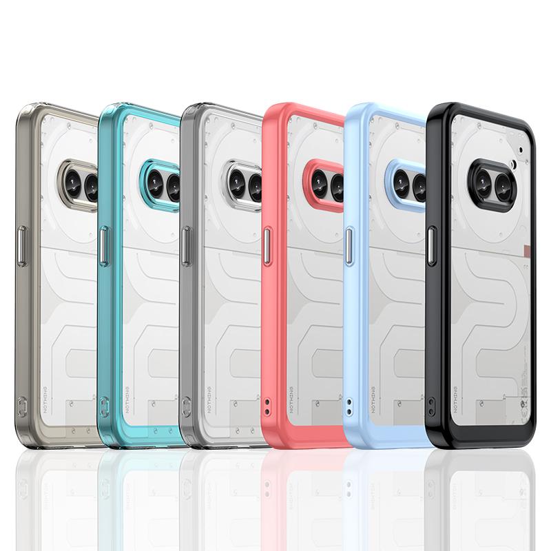 

Для Nothing Phone 2a Чехол Nothing Phone 2a Чехол Coque Funda Жесткий полупрозрачный мягкий каркас Ударопрочный прозрачный чехол Nothing Phone 2a For Nothing Phone 2a чистый