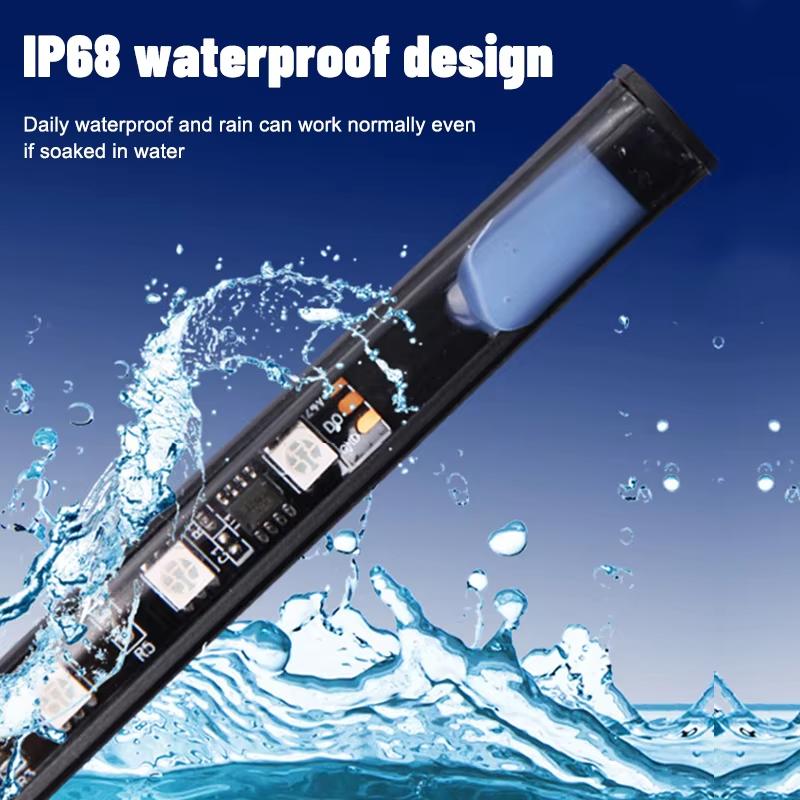 24V Truck Colorful Flashing Light LED Decorative Lamp Atmosphere Light  Night Driving Safety Warning Light For MAN SCANIA VOLVO