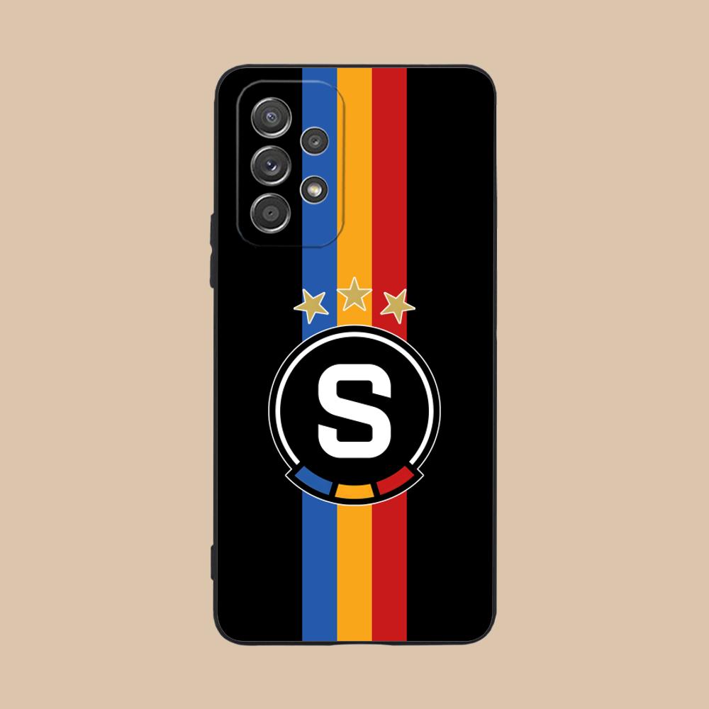 FC Sparta Praag Mobiele Telefoonhoesje voor Samsung Galaxy A73 72 71 70 56 55 54 53 52 36 35 34 23 16 15 5G Kleur Beschermhoes