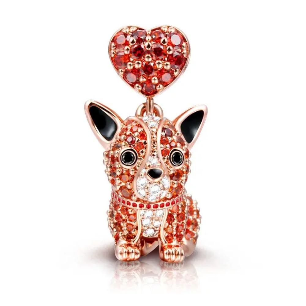 925 Silver Squirrel Fox Lion Rabbit Charm Beads DIY Bracelet Women Fashion Jewelry Gift