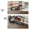 No-Drill Bathroom Suction Shelf: Hanging Storage Basket & Draining Rack