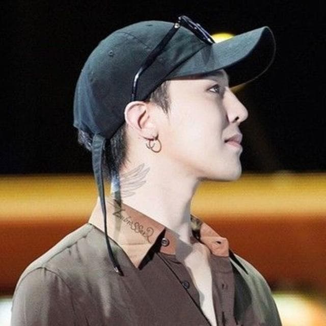 [USED] Long Strap Cap Hat Black G-DRAGON Jiyong
