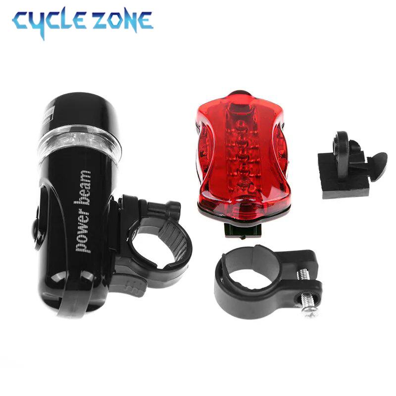 5 LED Bike Light Bicycle Front Back Light Set MTB Bicycle Headlight Butterfly Taillight Cycling Safety Warning Light Bike Lamp 7