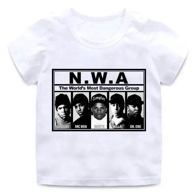 NWA Straight Outta Compton Graphic Print T Shirt Unisex Women Fashion Crew Neck Short Sleeve Plus Size Unisex