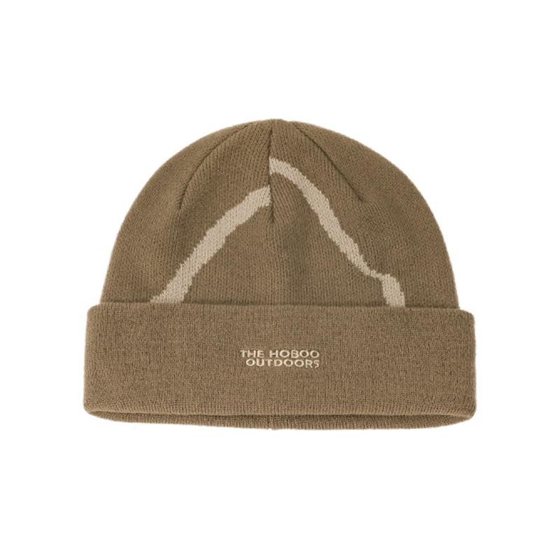 Outdoor Cold Protection, Jacquard Knitted Hat, Women, Autumn/Winter, Mountaineering Warmth, Knitted Hat, Men, Ear Protection Hat, New Cold Hat