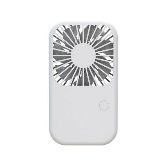 

Newcomer Discount: Handheld Mini USB Rechargeable Pocket Fan | Portable & Desktop Use 13 x 7 x 2.5 cm жемчужина белый