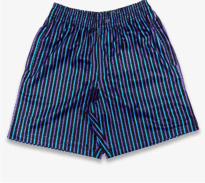 

Трендовые мужские спортивные шорты в сетку с полосками: Баскетбольные и беговые шорты ниже колена L