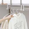 Hanger Fixed Hook Wave Shaped Storage 2 Colors Practical Punch-free Coat Rack Hook Bedroom Accessories