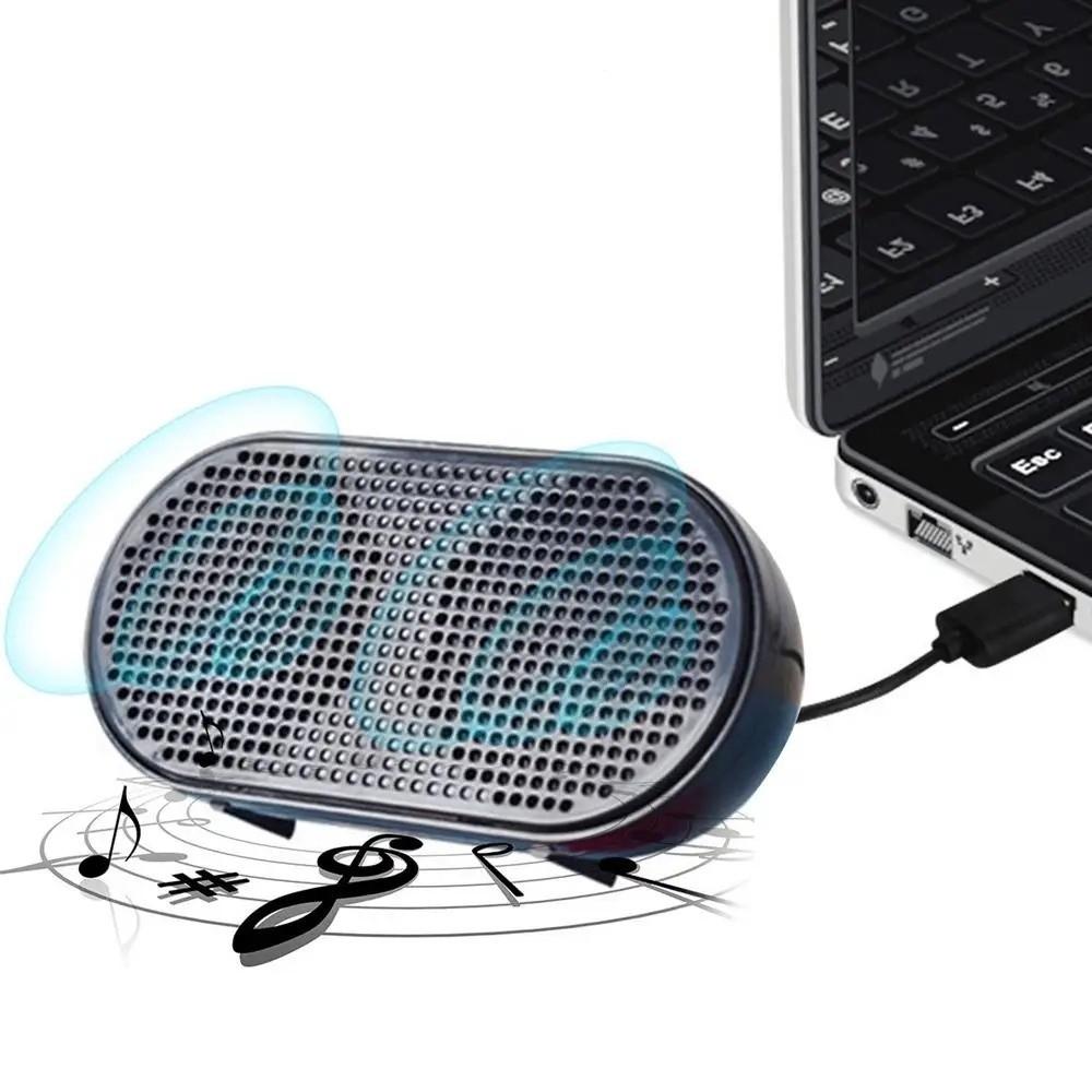 Powered Speaker Portable Loudspeaker Mini Size Computer USB Soundbox  Computer Accessories