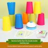 Kindergarten Stacking Cup Toy: Double Interaction Cognitive Puzzle Game for Children