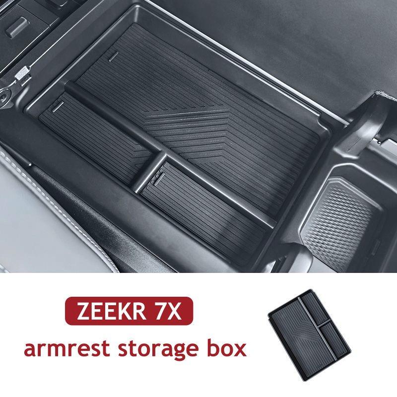Armrest Storage Box For Zeekr 7X 2026 2025 Organizer Car Interior Accessories armrest storage box