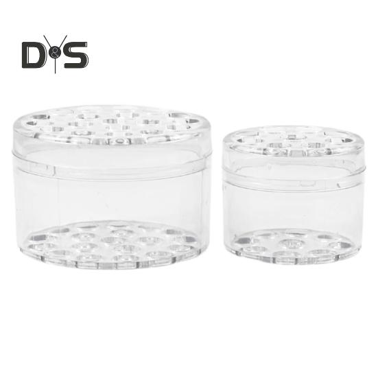 2Pcs Spiral Ikebana Stem Holder DIY Bouquet Twister Vase Flower Arranger Grid Multi-holes Plant Fixation Stand Floral Arrangement Tool