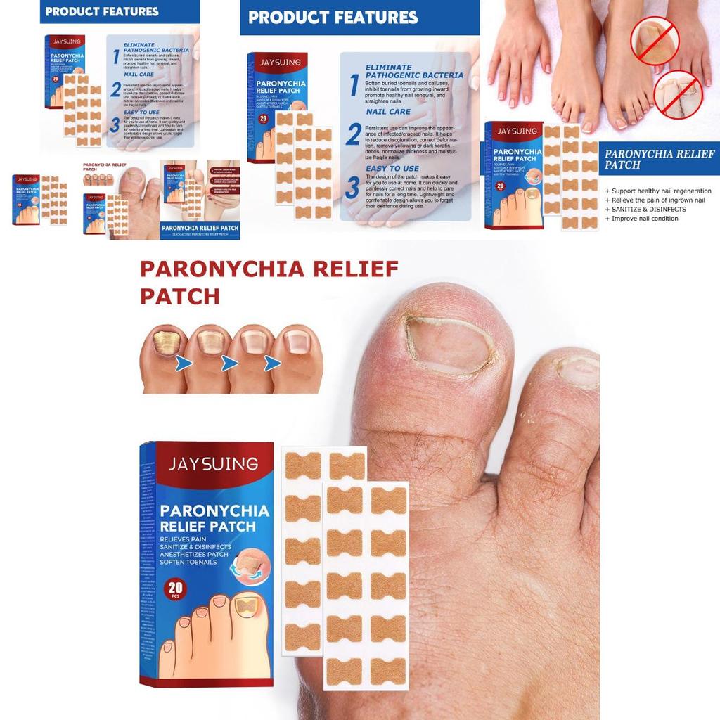 Jaysuing Thickening Nail Correction Patches For Ingrown Nails And Nail Health Care