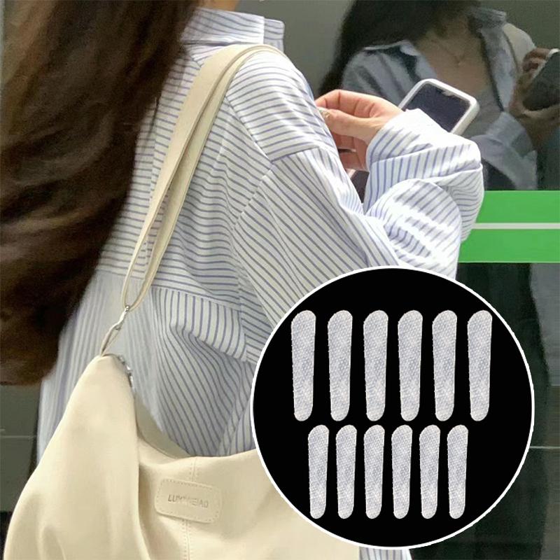 6/12Pcs Transparent Anti-Slip Silicone Patches For Bag Straps Convenient Durable Reusable Backpack Non-Slip Patch Resistant Pad