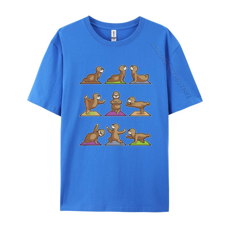 Sloth Sloth Yoga Poses Sports Gymnast Tshirt Mens Designer Clothes Cotton T Shirt Men TShirt Sports T Shirt Men