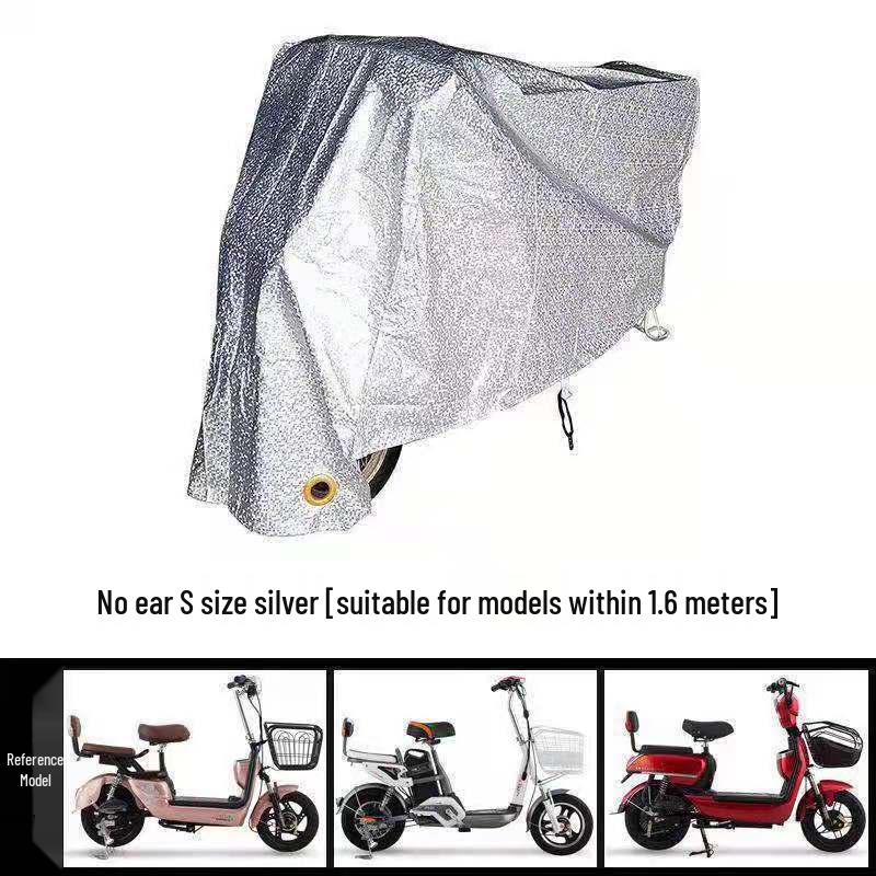 Universal Electric Vehicle Rain & Sun Cover for Motorcycles and Battery Cars – Rainproof and Thickened for All-Weather Protection S