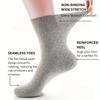 5 Pairs Women'S Non-Binding Diabetic Socks, Comfortable No-Restriction Footwear for Seniors & Pregnant Women
